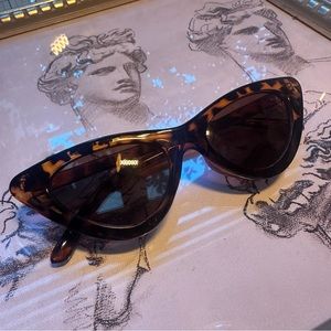 Leopard Cat Eye Sunglasses